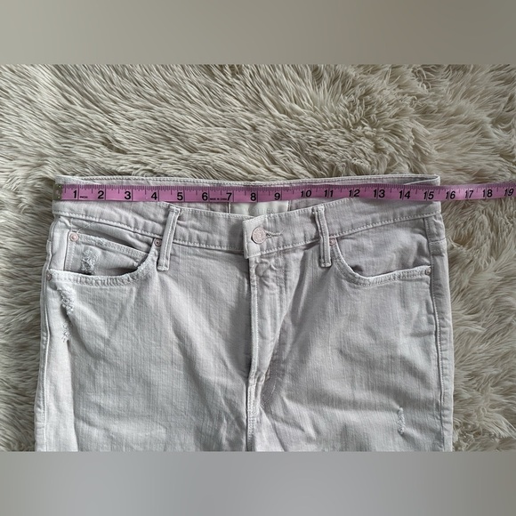 Mother Superior Denim High Waisted Rascal Ankle Jeans Devil Drinks Coffee Sz 30 - Picture 5 of 15